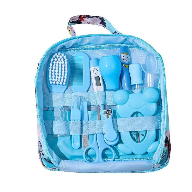 Kit de Soin Bébé 12pcs, Trousse complète Portable de Toilette Petite Cuillère