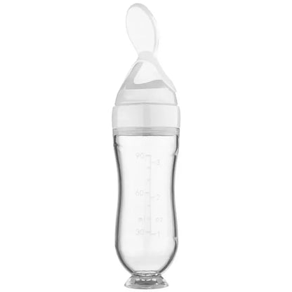 Biberon Cuillère - Pratique et Facile pour Nourrir Bébé | blanc