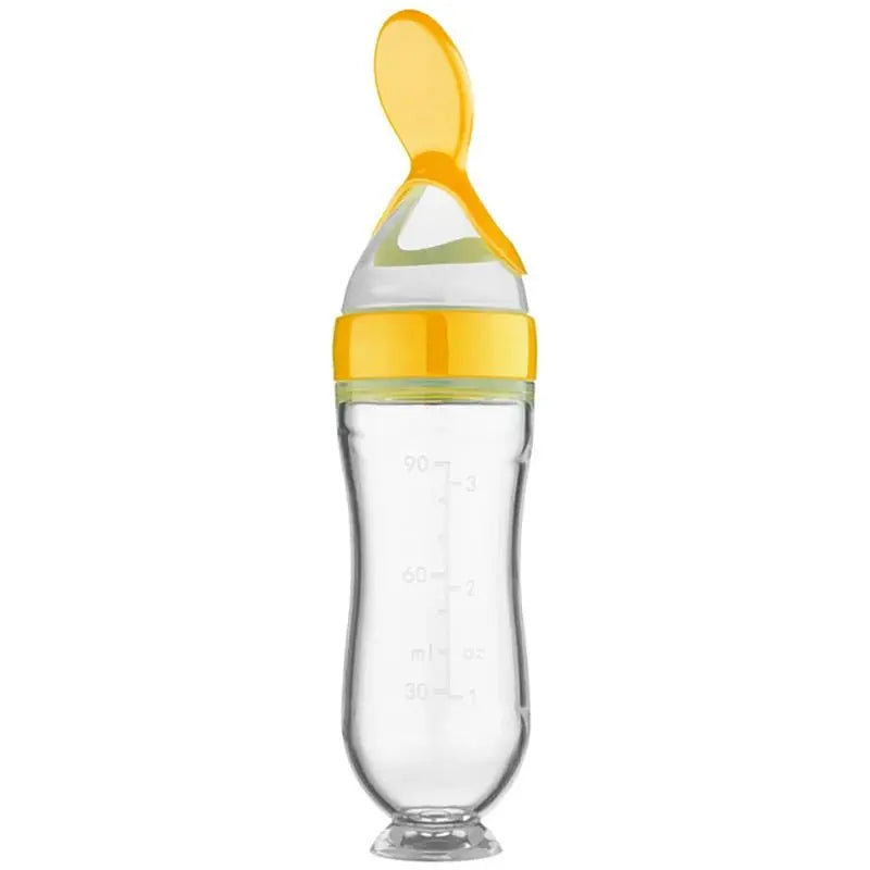 Biberon Cuillère - Pratique et Facile pour Nourrir Bébé | jaune