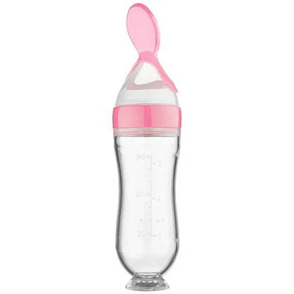 Biberon Cuillère - Pratique et Facile pour Nourrir Bébé | rose